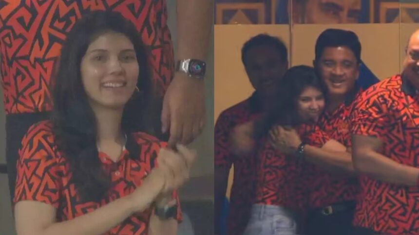 Kavya Maran could not stop herself after Sunrisers Hyderabad's victory, celebrated in this style