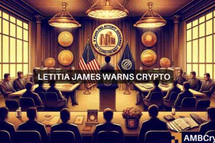 Letitia James warns crypto firms: 'Play by same rules' or…