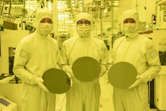 Samsung Foundry 3nm Semiconductor Chip Wafer