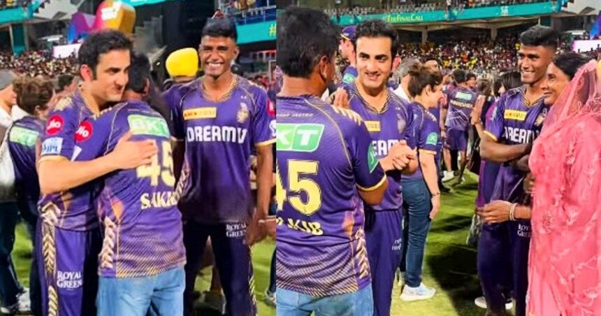 VIDEO: Mother made him a bowler by selling jewelry, KKR selected him, parents met Gautam Gambhir after the final