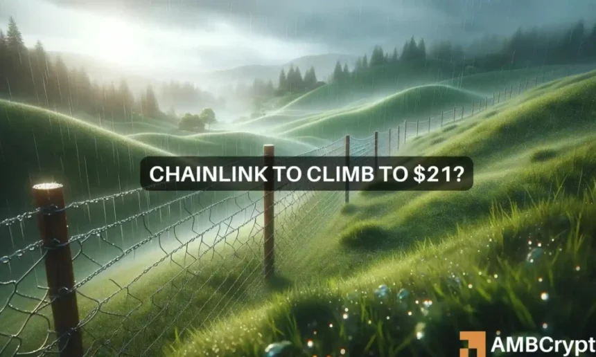 Chainlink price prediction: Why a move to $21 is likely in June