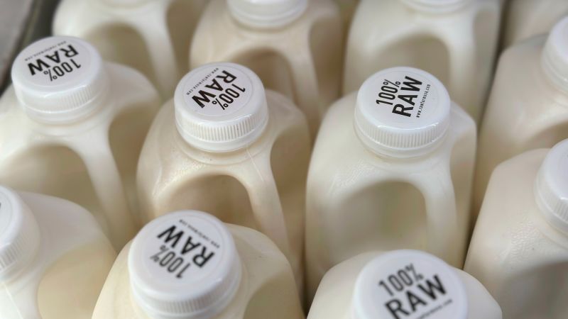 FDA's testing of raw milk finds H5N1 bird flu in half of samples but confirms flash pasteurization kills virus