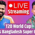 IND vs BAN Live Cricket Score Free Streaming Online, India vs Bangladesh T20 World Cup 2024 Match Live Score Telecast Link on Disney Plus Hotstar: Watch live cricket score of India vs Bangladesh match here