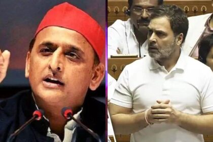 Akhilesh was asked a question in Lok Sabha about Rahul Gandhi's comment on 'Hindu', this was the answer he got