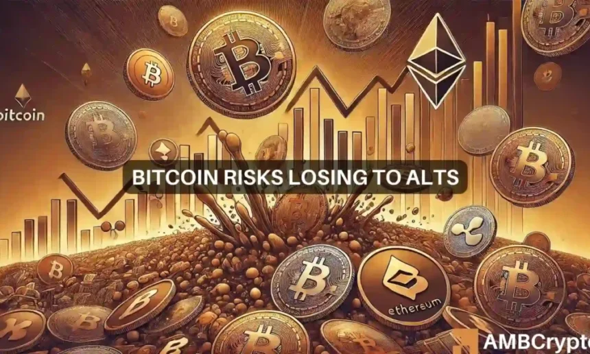 As Bitcoin (BTC) dominance drops below 55%, is altcoin season here?