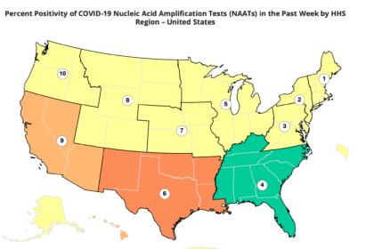 COVID Map Shows Highest Rates Across US