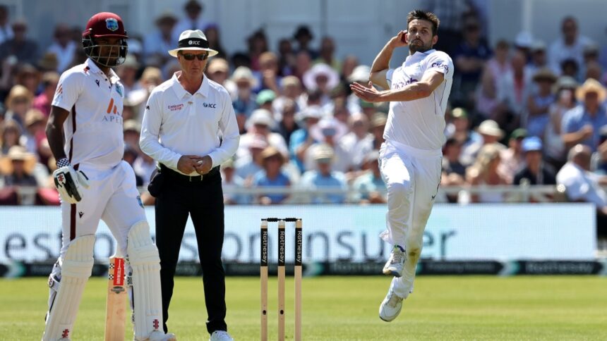 English bowler wreaked havoc, bowled the fastest over in England's Test history against West Indies