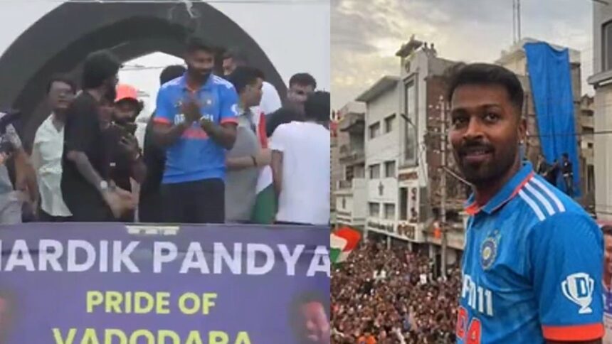 Grand welcome for Hardik Pandya... Crowd of fans attacked, watch VIDEO - Aaj Tak