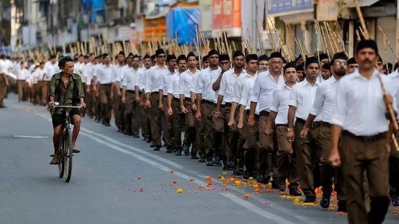 This person had filed a petition for the inclusion of government employees in the RSS branch, wanted to do this work after retirement