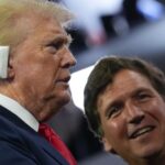 Trump Beelines For Tucker Carlson At RNC