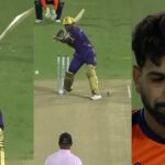 Video: Haris Rauf now climbed into Russell's hands, the ball reached 351 feet high; the six crossed the stadium by this many meters