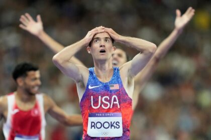 BYU's Kenneth Rooks takes steeplechase silver at Paris Olympic Games.