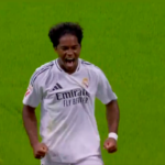 Endrick goal vs. Real Valladolid in Real Madrid debut