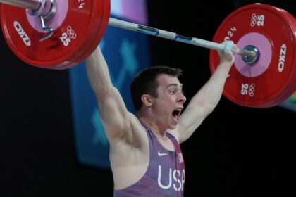 Hampton Morris, 20, becomes 1st US men’s weightlifter to medal at the Olympics since 1984