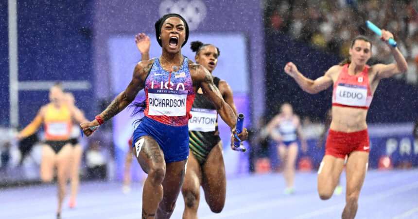 U.S. women win 4x100 relay to give Sha'Carri Richardson first Olympic gold medal