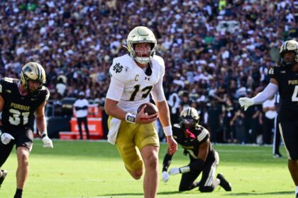 Purdue Embarrassed by #18 Notre Dame - Final Score 66-7