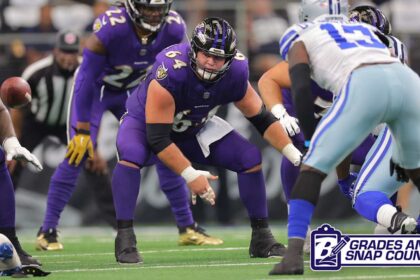 Ravens Grades & Snap Counts vs. Cowboys