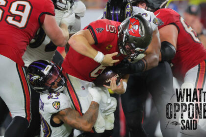 What the Buccaneers Said After Falling to the Ravens