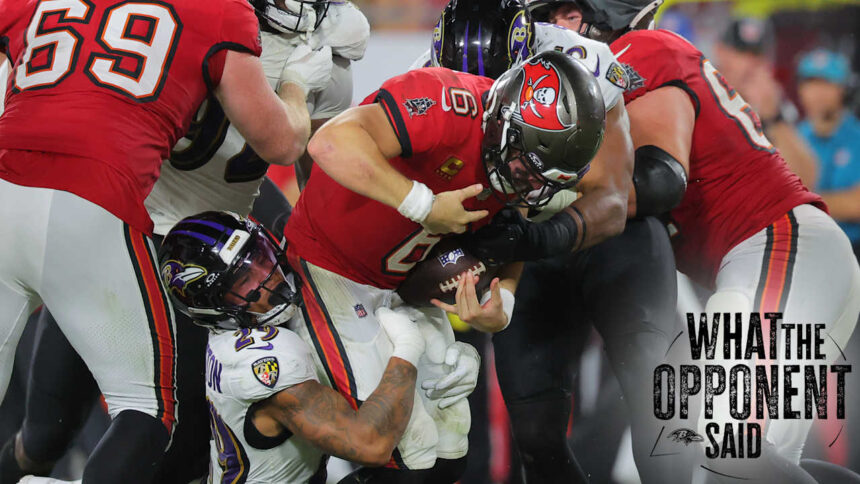 What the Buccaneers Said After Falling to the Ravens