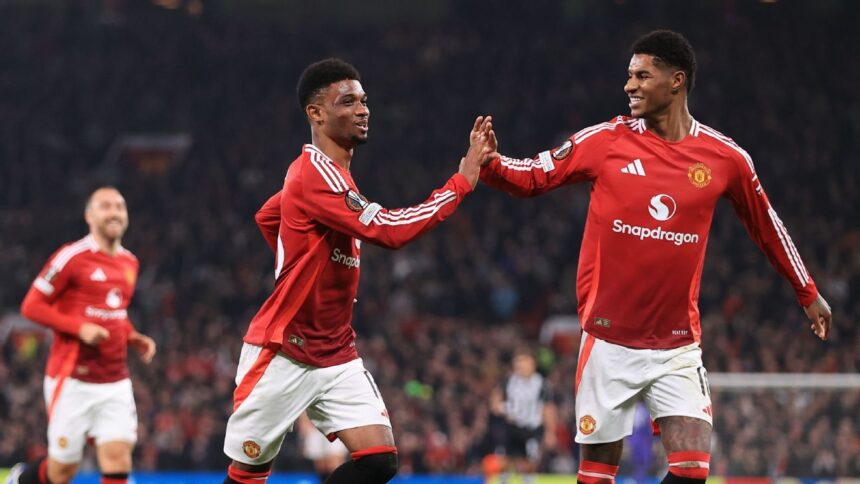 Dismissed by Ten Hag, Amad nets Man United Europa League win