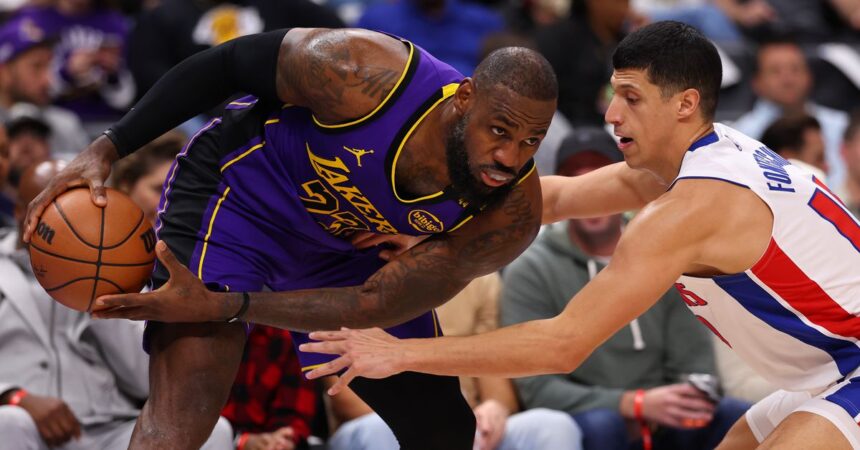 Lakers vs. Pistons Final Score: Lifeless Lakers fall on road to Pistons