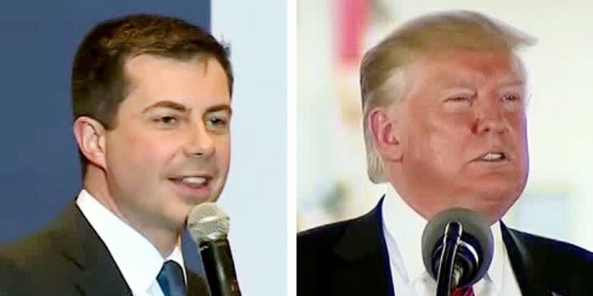 President Trump lashes out at Pete Buttigieg during news conference on plane crash