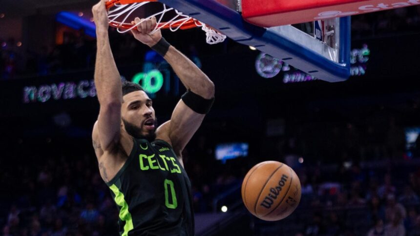 Jayson Tatum Leads Celtics' 26-Point Comeback Win Over 76ers