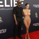 Kanye West and Bianca Censori