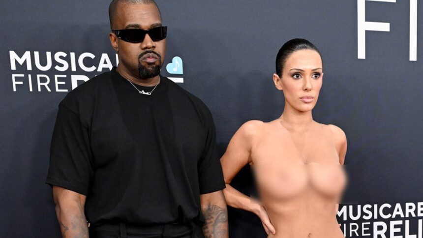 Kanye West's Wife Bianca Censori Goes Naked on Grammys Red Carpet