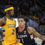 No. 25 UConn men’s basketball stuns No. 9 Marquette behind monster night from Solo Ball