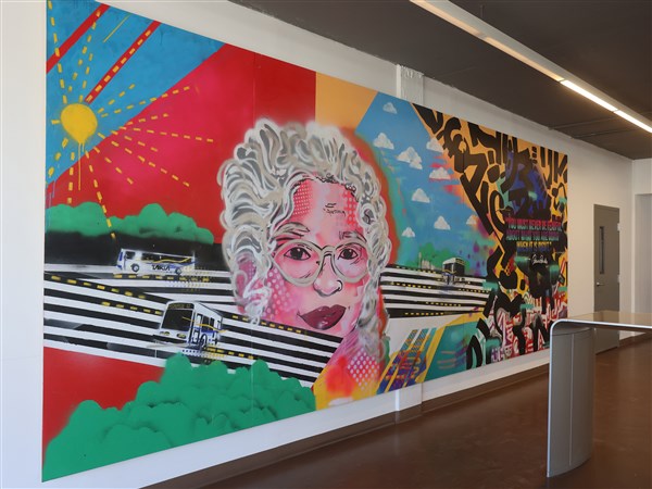 TARTA unveils Rosa Parks mural in transit hub, previews library event